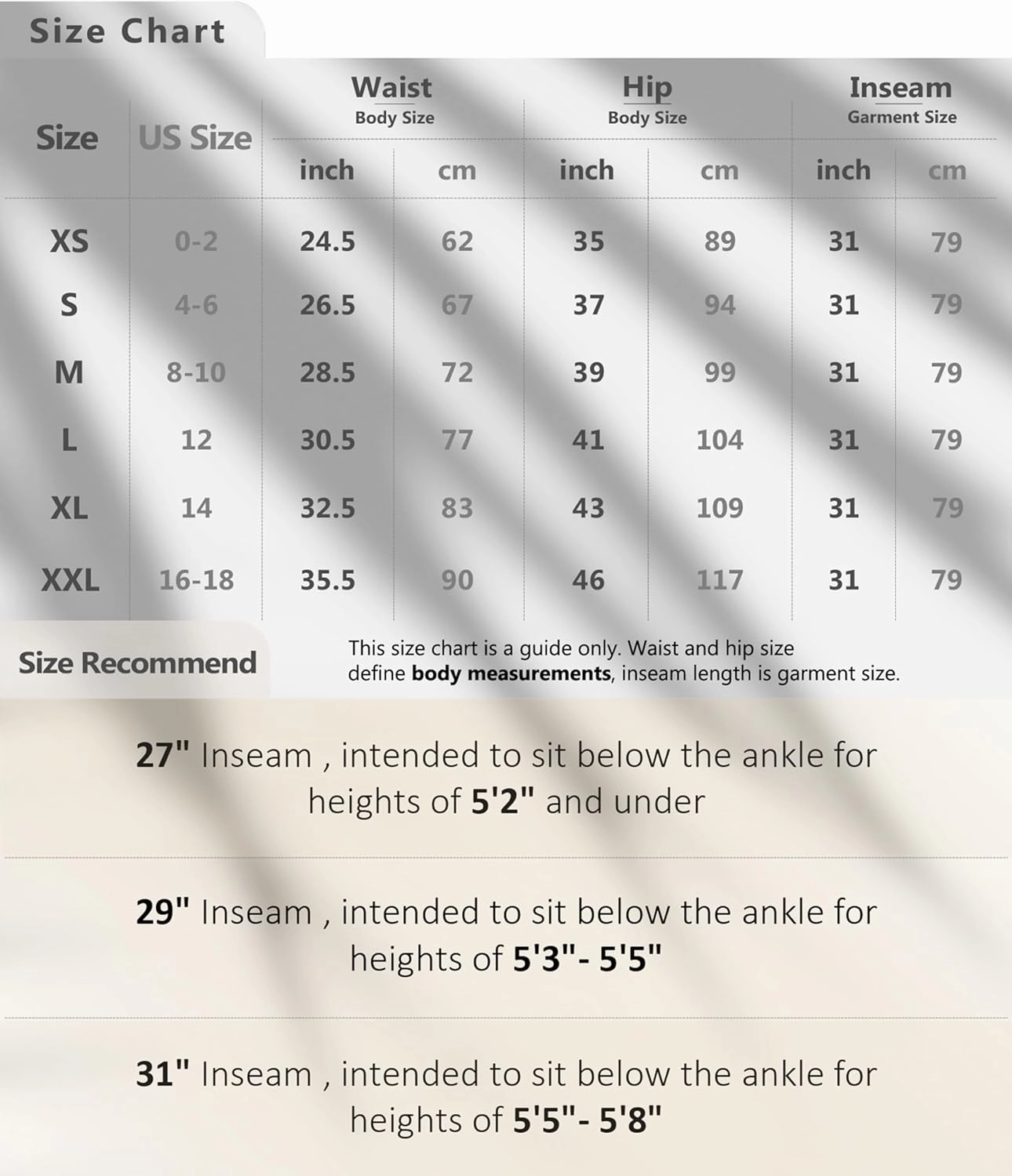 ODODOS Chiffon Flowy Wide Leg Pants for Women Lightweight High Waist Pull-On Pants with Pockets- 27" / 29" /31" Inseam