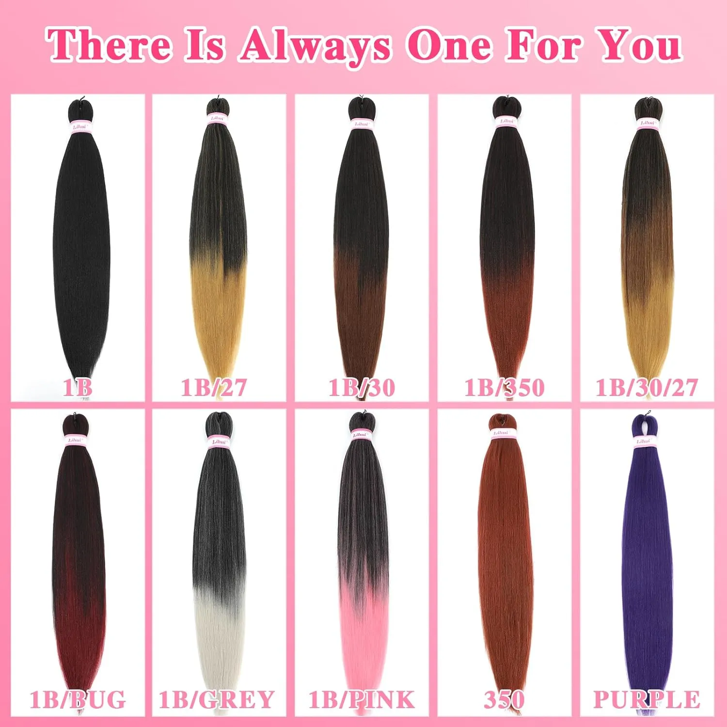 Ombre Braiding Hair Pre Stretched 32 Inch 6 Packs Long Braid Hair Prestretched Hair for Braiding Yaki Straight Crochet Braids Hot Water Set Synthetic Extensions(1B/30/27, 6 Packs, 32 Inch)