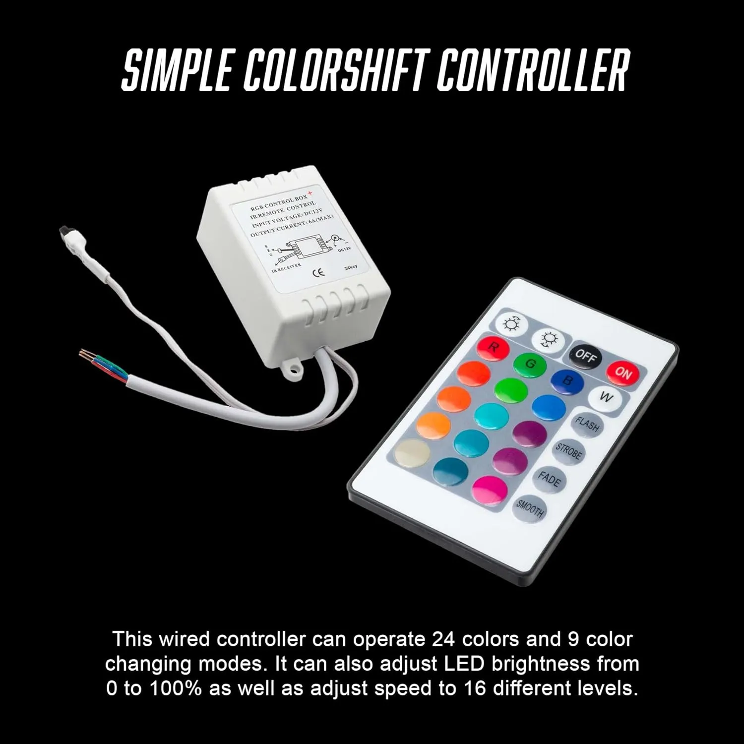 ORACLE LIGHTING ColorSHIFT RGB W Headlight DRL Upgrade Kit | '16 – '18 Chevy Camaro, 1 Pair with Simple Controller, Part # 1345-504