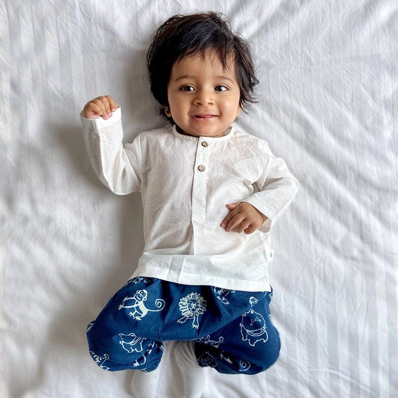 Organic Cotton Zoo Pyjama Pants
