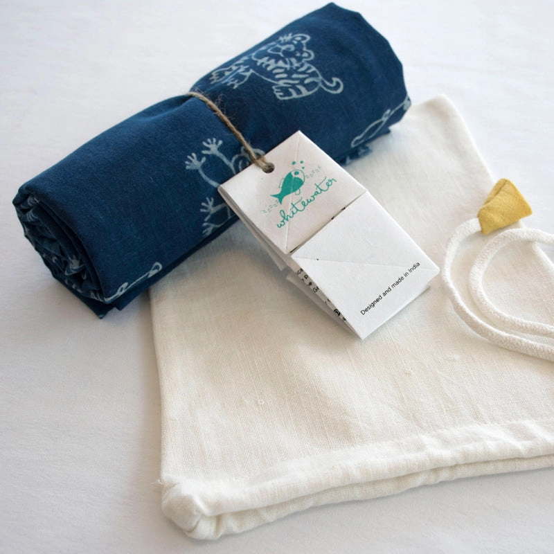 Organic Muslin Swaddle Wrap - Zoo