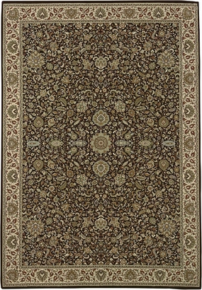 Oriental Weavers Ariana Area Rug - 172D2-2' x 3' - in Brown/Ivory - Vintage Inspired, Stain Resistant, Family and Pet Friendly, Entryway, Bathroom Accent Rug