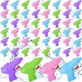 Outus 48 Pcs Water Gun Colorful Squirt Toys Guns Party Favors Plastic Gun Bulk for Outdoor Beach Summer Swimming Party Favor(Bright Colors, Cute Style)
