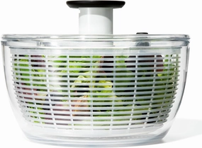 OXO Good Grips Large Salad Spinner - 6.22 Qt., White