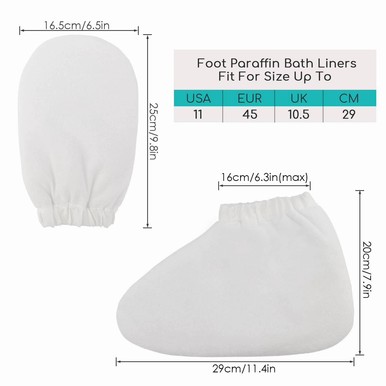 Paraffin Wax Bath Gloves and Booties, Segbeauty Elastic Opening Insulated Thick Mitts & Sock Liners for Hands & Feet Hot Wax Bath Heated SPA thera-py Wax Care treat-ment Paraffin Wax Warmer Machine