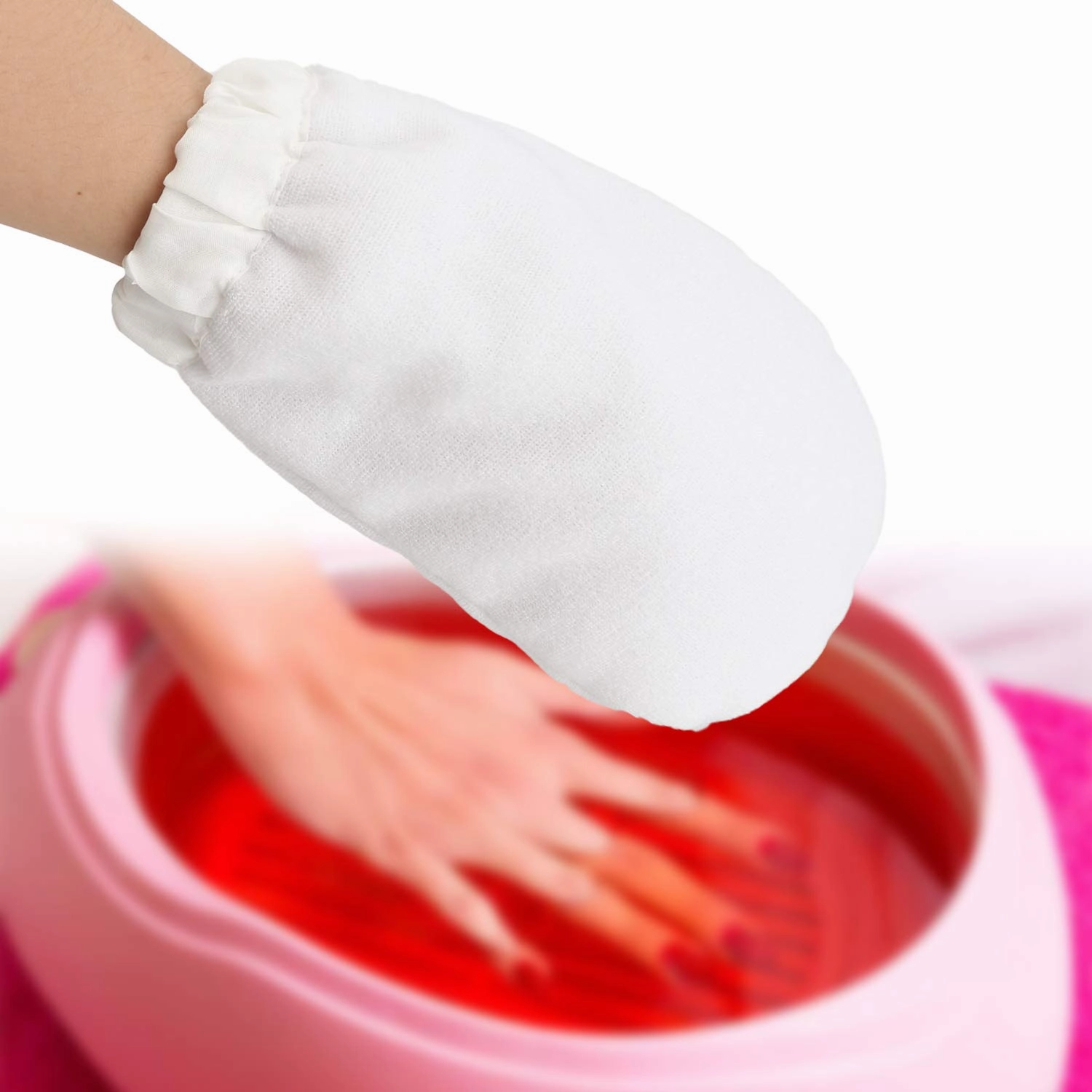 Paraffin Wax Bath Gloves and Booties, Segbeauty Elastic Opening Insulated Thick Mitts & Sock Liners for Hands & Feet Hot Wax Bath Heated SPA thera-py Wax Care treat-ment Paraffin Wax Warmer Machine