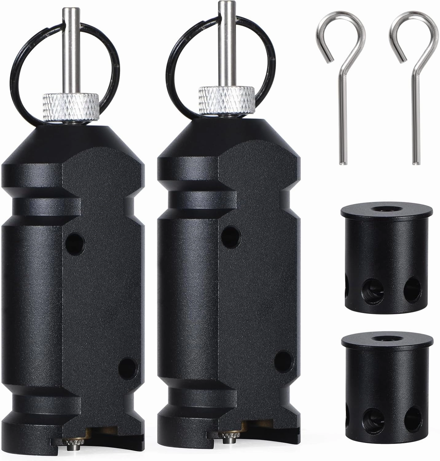 Perimeter Trip Alarm, 12 Gauge Camping Trip Wire Alarm Device(Included 22.Adapter), Early Warning Security System for Outdoor Camp Safe and Property Safety Bear Deterrent (2 Pack)
