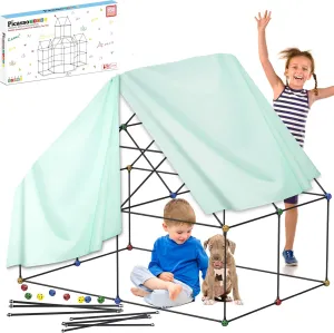 PicassoTiles Indoor Outdoor Tunnel Tent