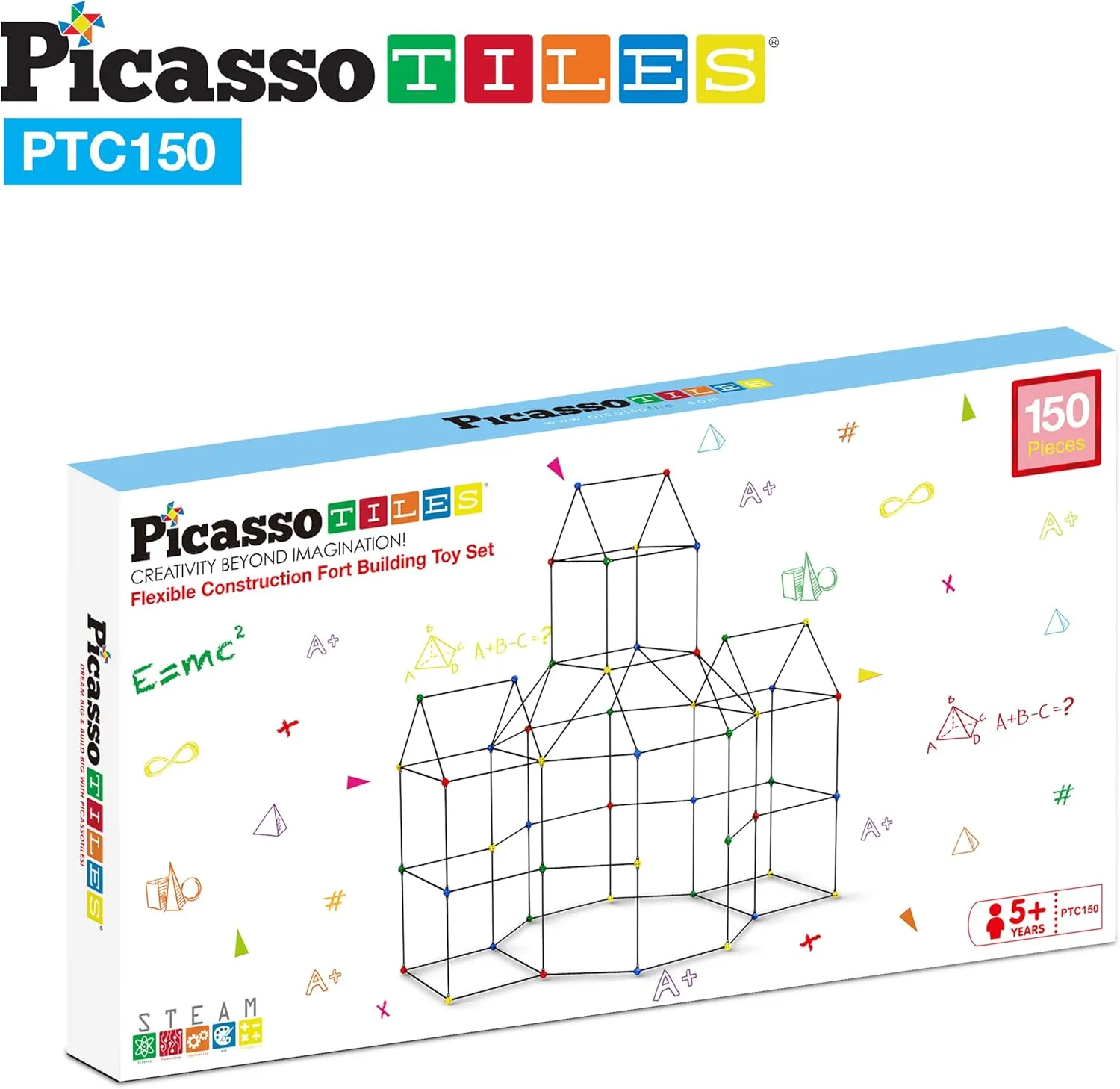 PicassoTiles Indoor Outdoor Tunnel Tent