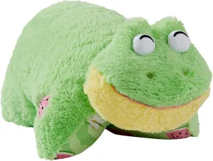 Pillow Pets Sweet Scented Watermelon Frog Stuffed Animal Plush Toy Pillow, 1 Count (Pack of 1), Green