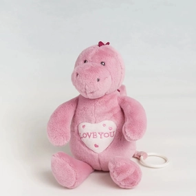 Pink Dinosaur Musical Toy