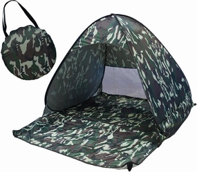 Portable Camping Tent Outdoor Automatic Quick Open Tent 2-3 Persons Beach Tent for Sun Shelter Travel Outdoor Hiking