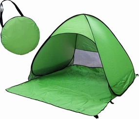 Portable Camping Tent Outdoor Automatic Quick Open Tent 2-3 Persons Beach Tent for Sun Shelter Travel Outdoor Hiking