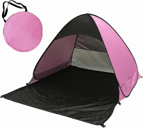 Portable Camping Tent Outdoor Automatic Quick Open Tent 2-3 Persons Beach Tent for Sun Shelter Travel Outdoor Hiking