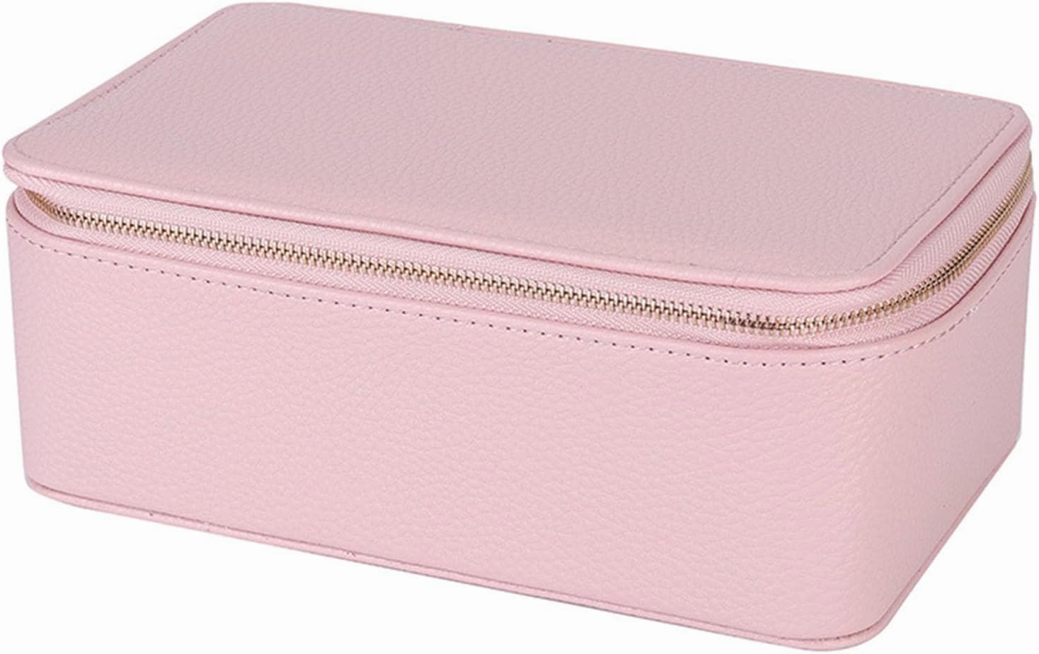 Portable PU Leather Jewelry Organizer Box with 12 Small Pouches, For Girls Womens Earring Necklace Rings Bracelets Bags,Travel Jewelry Box with Small Velvet Pouches, Graduation Gifts Wedding (Green)