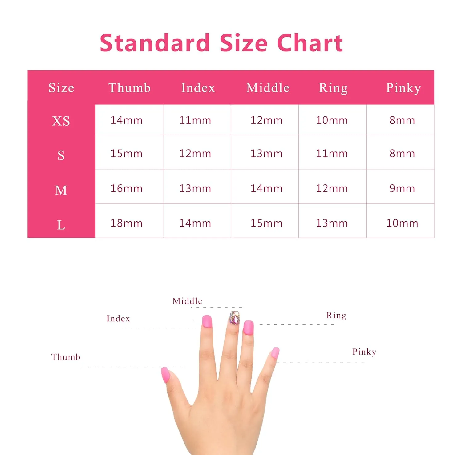 Press on Nails Rainbow Luxe | Handmade with Full Covered Crystals | Reusable Full Cover Nails | Square Short 0.8 in | K21(YH482)-L