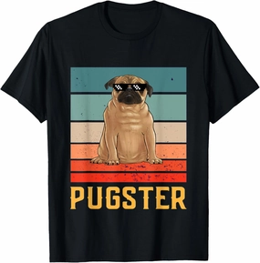 Pugster Funny Pug Lover Pugster T-Shirt
