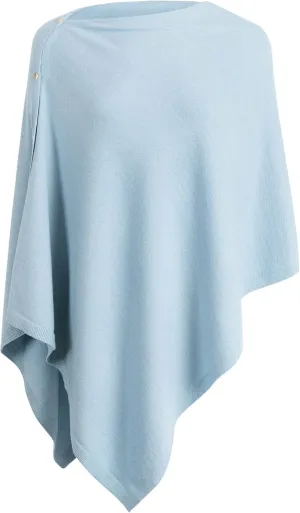 PULI Women's Versatile Knitted Shawls Scarf Poncho Sweater with Buttons Lightweight Spring Summer Fall Wraps