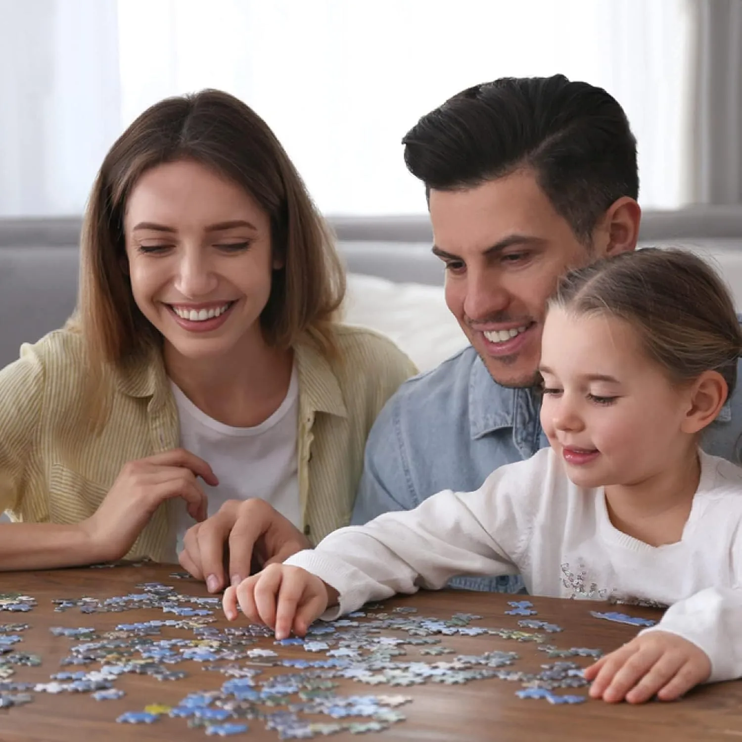 Puzzles for Adults 500 Pieces - Daisy Lantern Funny Puzzle Educational Learning Toys for Girls and Boys