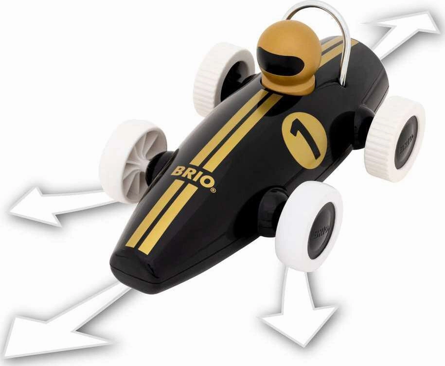 R/C Race Car Black & Gold