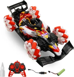 Racing Stunts 2.4GHz 360° Rotating Drift RC Stunt Car with Lights and Sprays Rc Drift Car Suitable for 8-16 Years Old Boys and Girls Rc Toys Kids Birthday Gifts