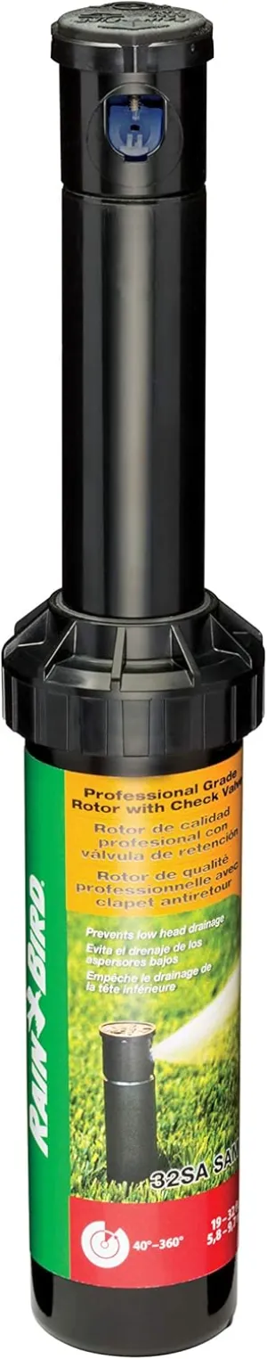 Rain Bird 32SA SAM Seal-A-Matic Simple Adjust Gear Drive Rotor, 40° - 360° Pattern, 19' - 32' Spray Distance (replacement rotor for 32ETI Easy to Install Kit)