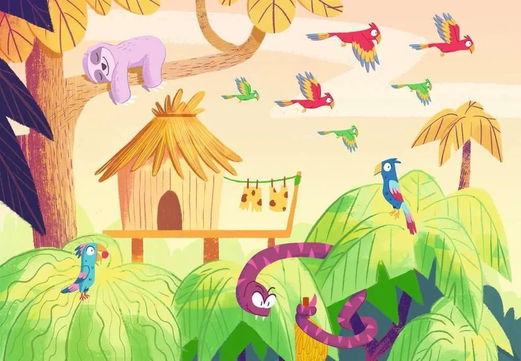 Ravensburger Puzzle & Play: Jungle Exploration 2 x 24 Piece Jigsaw Puzzle Set for Kids - 05593 - Every Piece is Unique, Pieces Fit Together Perfectly