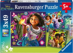 Ravensburger Disney Encanto 3x49 Piece Jigsaw Puzzle Set for Kids - 05657 - Every Piece is Unique, Pieces Fit Together Perfectly