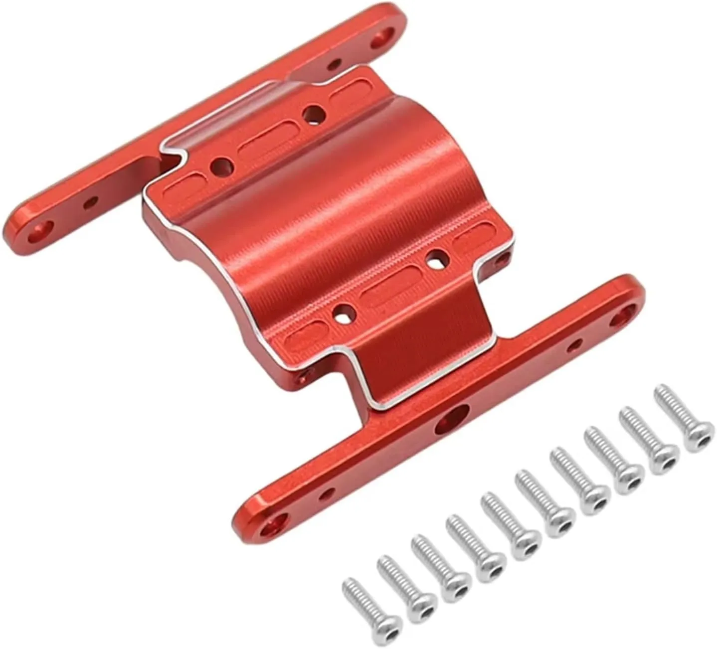 RC Car Accessories Compatible with FMS for FCX for Lc80 1/18 RC Car Upgrade Parts Accessories Replacement Parts RC Part for Chassis Hop-ups(Red)