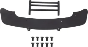 RC Car Front Bumper Upgrade Parts - Aluminum Alloy Black Block Spare Parts Bottom Plate for 1/7 Infraction