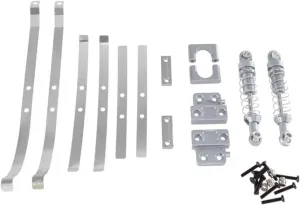 Rc Special Shock Absorber For MN For MN82 LC79 1/12 Metal Rear Axle Fixed Parts Shock Absorber For Spring Plates RC Car Parts Parts And Accessories Upgrade Replacement Use(Silver)