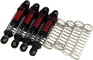 Rc Special Shock Absorber For Trx4m C8801/C8809 4Pcs Metal Oil Shock Damper RC Car Off-road Vehicle Tracked Vehicle Parts And Accessories Upgrade Replacement Use