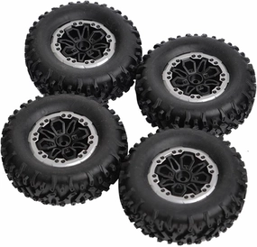 RC Car Accessories for MN D90 for MN98 MN99S for WPL C24 C14 C34 B14 B24 for LDRC P06 LD1299 LD1297 64mm Soft Tire Wheel RC Car Upgrade Parts Exterior Accessories