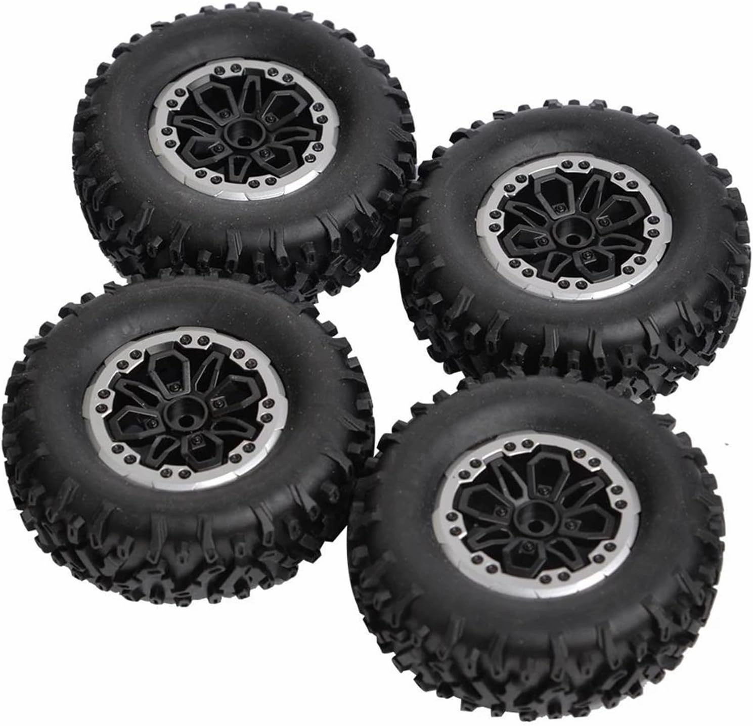 RC Car Accessories for MN D90 for MN98 MN99S for WPL C24 C14 C34 B14 B24 for LDRC P06 LD1299 LD1297 64mm Soft Tire Wheel RC Car Upgrade Parts Exterior Accessories