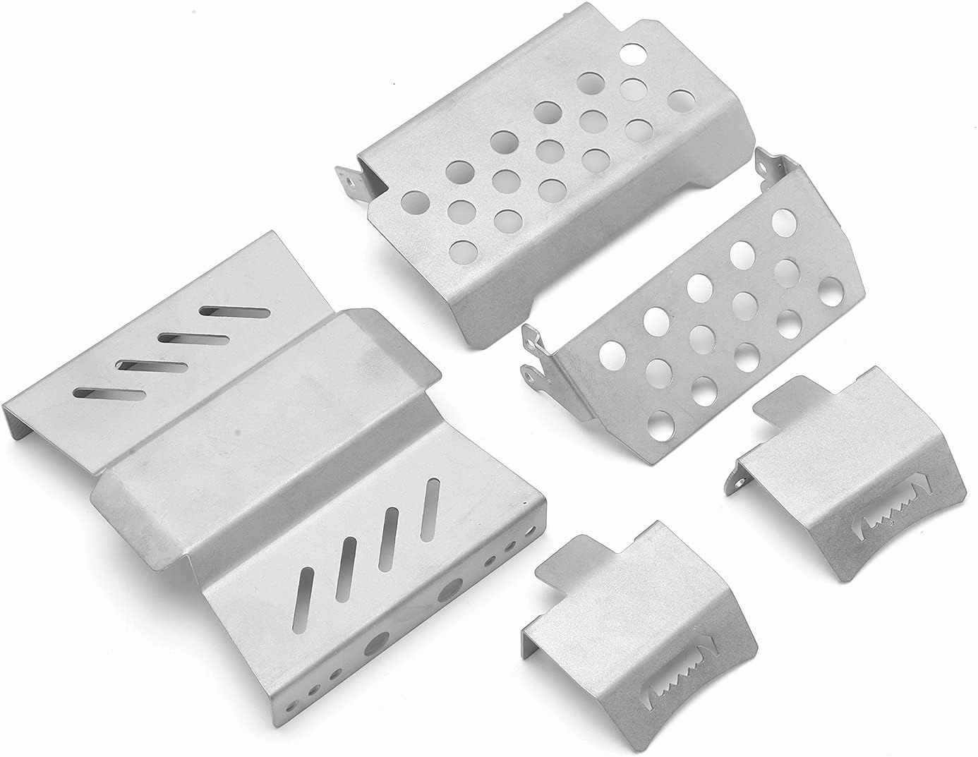 RC Car Chassis Armor, Stainless Steel Plate, Compatible with Redcat Gen8 1/10 Climbing Car, Impact Proof, Corrosion Proof, Portable, Sturdy, Easy Installation