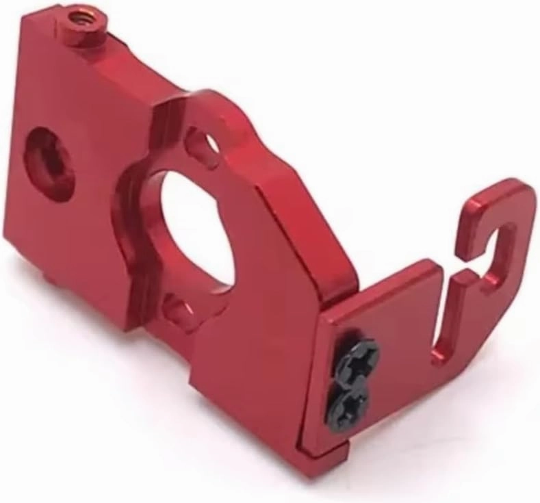 RC Car DIY Parts for WLtoys 284131 K969 K979 K989 K999 P929 P939 1/28 Metal Motor Bracket Remote Control Crawler Car Upgrade Parts Accessories(Red)