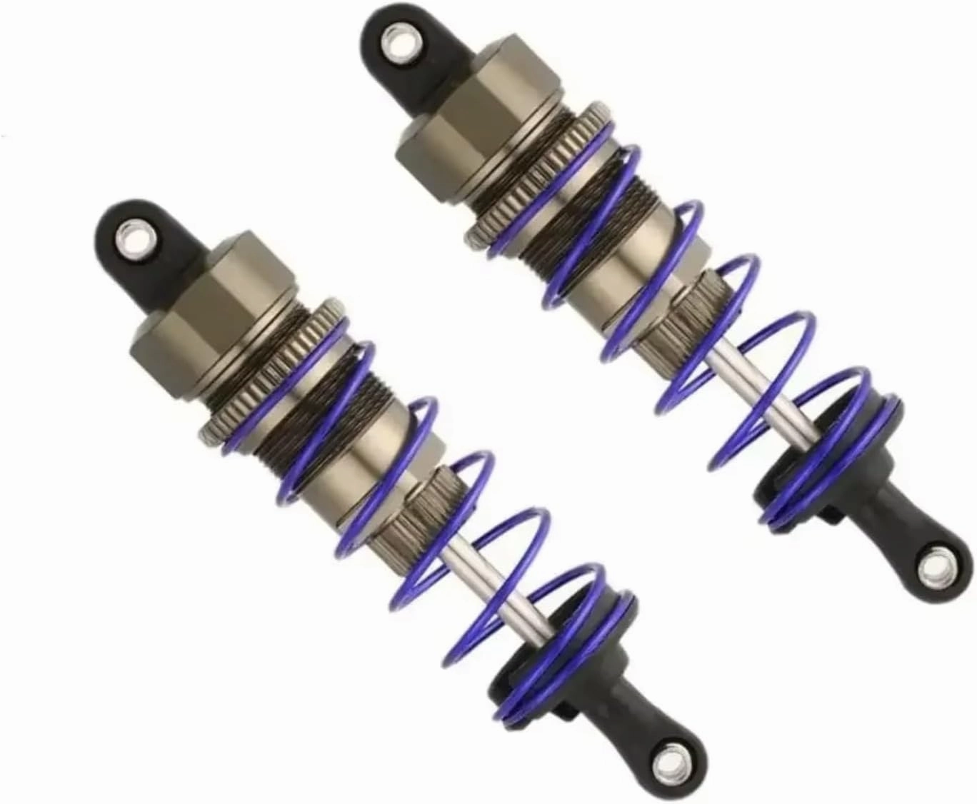 RC Car Shock Absorbers Compatible With ZD For Racing LRP For Hobao 1/10 RC Car Parts For Buggy Truck 92mm Front 105mm Rear Shock Absorber Damper Suspension(92mm)