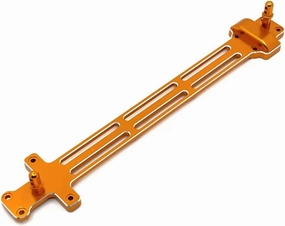 RC Car Upgrade Part for LC for Racing PTG-2 PTG-2R 1/10 Metal Second Floor Board Plate with Body Mount Post Rc Replacement Upgrade Parts Accessories(Yellow)