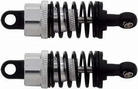 RC Car Upgrade Part for Tamiya for HPI for HSP for Kyosho for Redcat for TT02 for TT01 M05 1/10 Aluminum Alloy Oil Shock Absorber for Racing Car RC Car Parts(Gray,2pcs)