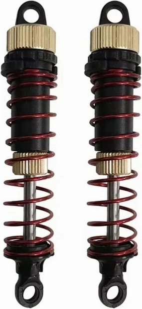 Rc Damper Shock Absorber For XLF X-03A X-04A X-03 X-04 1/10 2pcs Metal Shock Absorber Black Rc Car Off-road Vehicle Parts And Accessories Upgrade Replacement Use