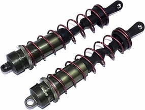 Rc Damper Shock Absorber For Zd For Racing 8001 Shock 1/8 2pcs Metal Shock Absorber Remote Control Model Car Tracked Vehicle Parts Accessories Upgrade Replacement(Gray)