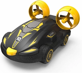 RC Remote Control Boat Amphibious Remote Control Hovercraft Drift High-Speed Racing Summer Water Toys Two Modes of Operation Ground Sprint Water Drift Water Toys for Children