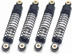 Rc Shock Absorber For FMS For FCX24 1/24 Metal Oil Shock Absorber Damper Multiple Colors Available RC Crawler Car Parts And Accessories Upgrade Replacement(Black)