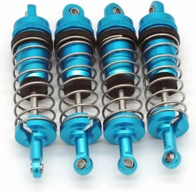 Rc Shock Absorber For Jjrc Q146 4pcs Metal Shock Absorber Blue Rc Car Off-road Vehicle Tracked Vehicle Parts And Accessories Upgrade Replacement And Use