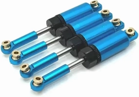 Rc Shock Absorber For Mjx 14301 14302 14303 1/14 4pcs Metal Shock Absorber RC Car Tracked Vehicle Off-road Vehicle Parts And Accessories Upgrade Replacement Use