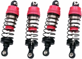 Rc Shock Absorber For SCY 16101 Pro 16102 Pro 4pcs Metal Shock Absorber Rc Car Off-road Vehicle Tracked Vehicle Parts And Accessories Upgrade Replacement
