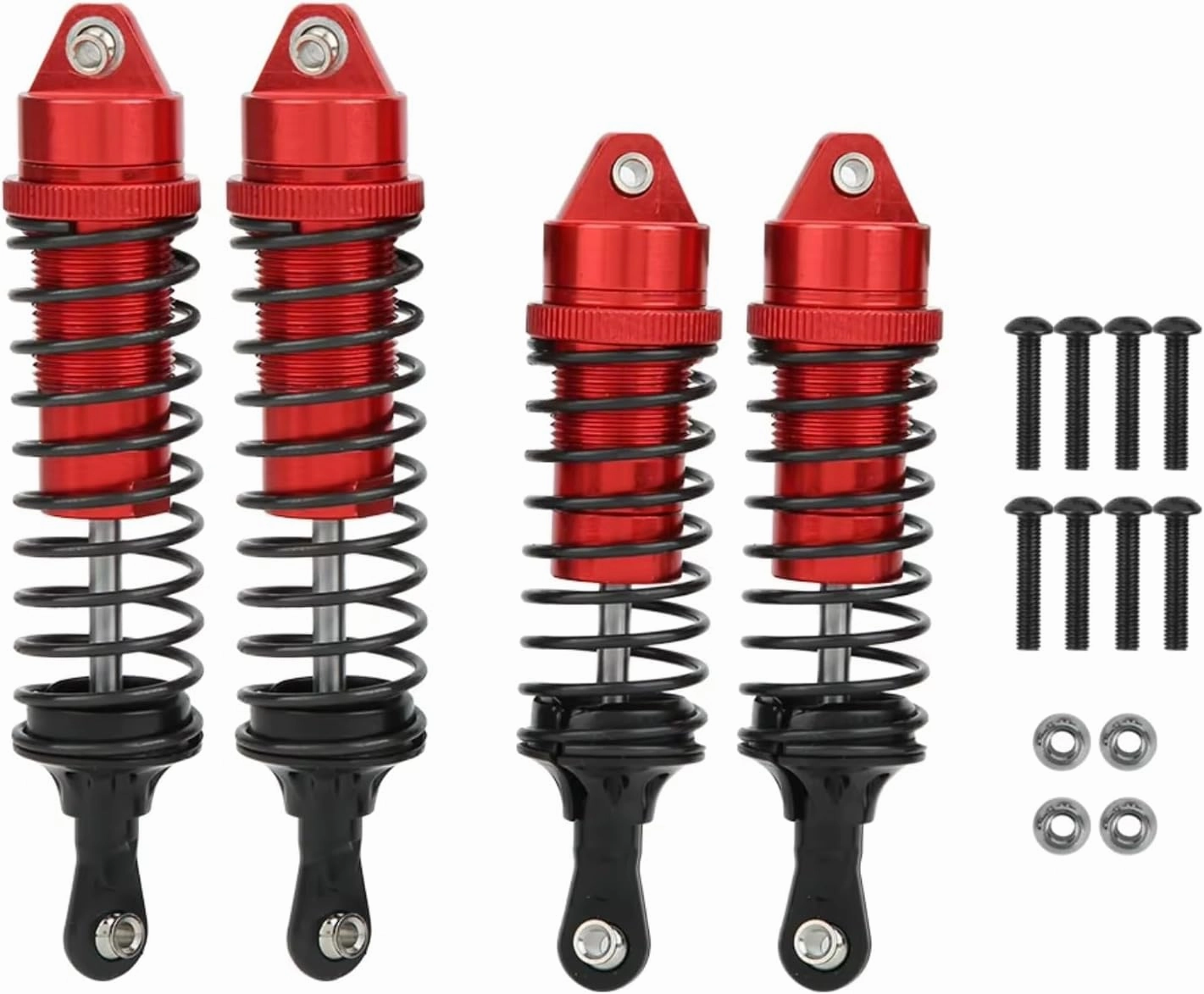 Rc Shock Absorber For Traxxas For Slash 1/10 Aluminium Alloy Shock Absorber Assembled Full Metal Big Bore Shocks Front & Rear Rc Car Truck Parts Replacement(1pcs)