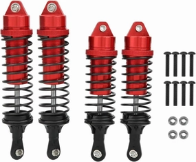 Rc Shock Absorber For Traxxas For Slash 1/10 Aluminium Alloy Shock Absorber Assembled Full Metal Big Bore Shocks Front & Rear Rc Car Truck Parts Replacement(1pcs)