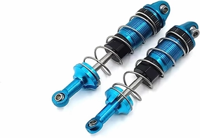 Rc Shock Absorber For Wltoys 12428 2pcs Metal Shock Absorber Blue Rc Car Off-road Vehicle Tracked Vehicle Parts And Accessories Upgrade Replacement And Use