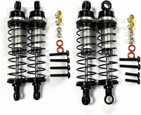 Rc Special Shock Absorber For Losi For Mini-T 2.0 1/16 For Mini-B 1/18 Metal Front And Rear Shock Absorber Damper Black RC Truck Car Upgrades Parts Replacement Use